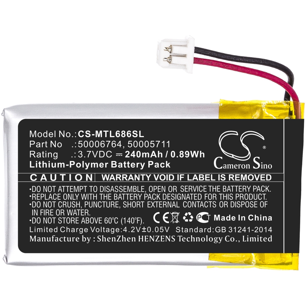 Batéria do bezdrôtovej náhlavnej súpravy Mitel CS-MTL686SL