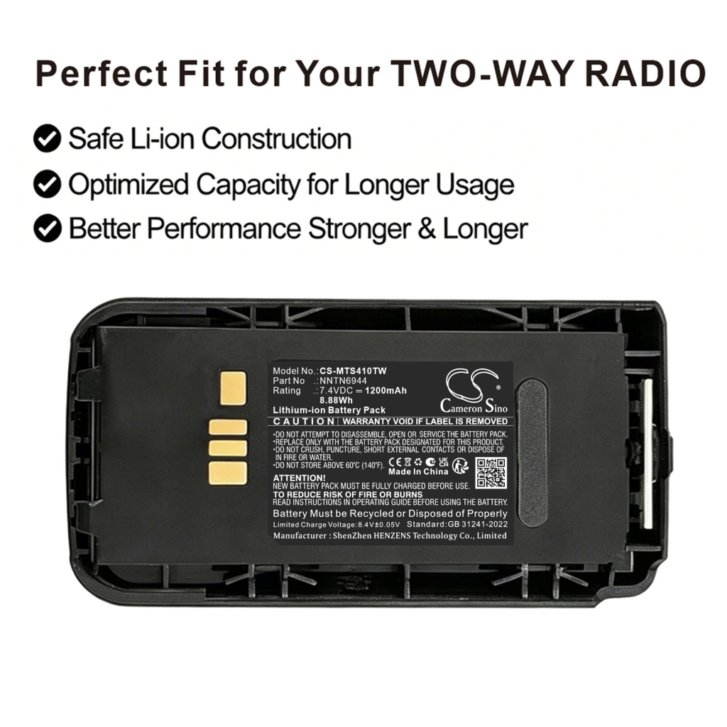 Baterie kompatibilní s Motorola CS-MTS410TW