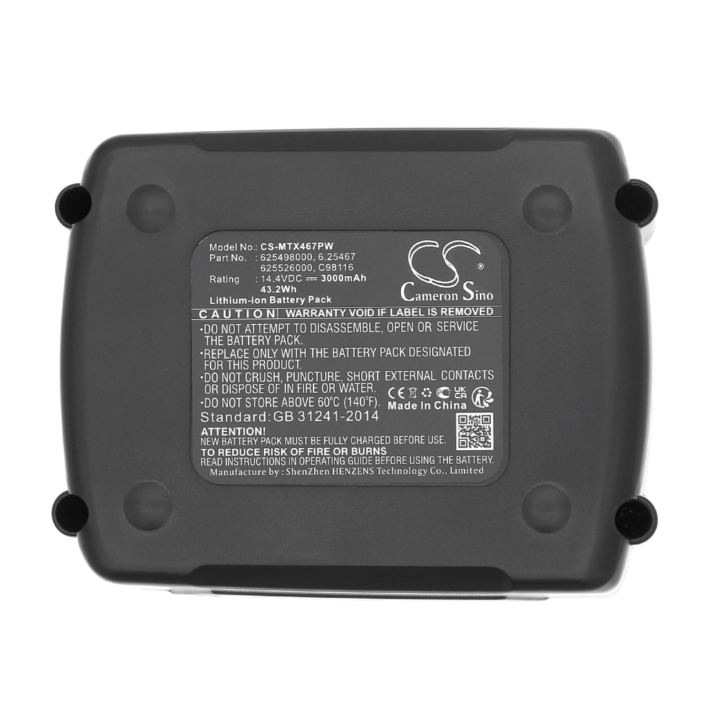 Batéria kompatibilné s Metabo CS-MTX467PW