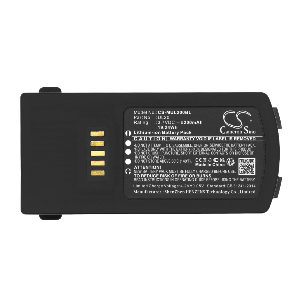 Batéria pre čiarový kód, skener M3 Mobile CS-MUL200BL
