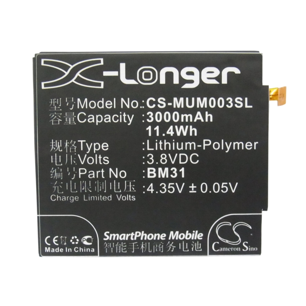 Batérie pre mobilné telefóny Xiaomi CS-MUM003SL