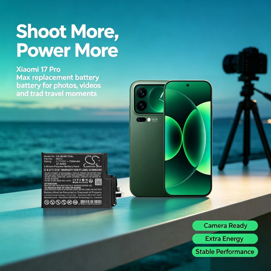 Batérie kompatibilné s Xiaomi 2509FPN0BC 2509FPN0BC CS-MUM172SL