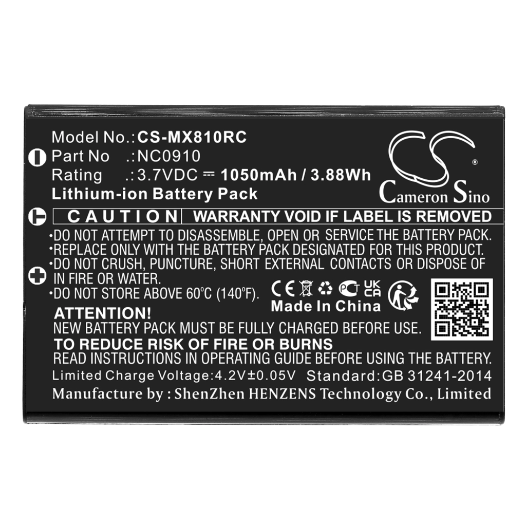 Battery Replaces BATTMX880