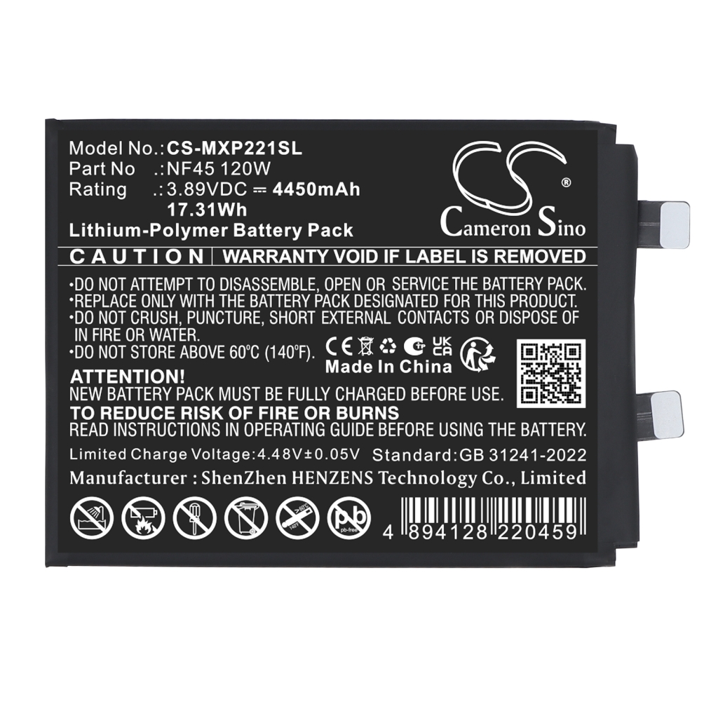 Baterie kompatibilní s Motorola CS-MXP221SL