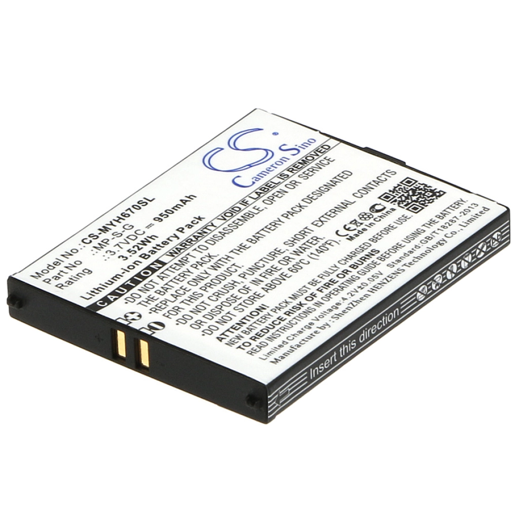 Batérie pre mobilné telefóny Myphone CS-MYH670SL