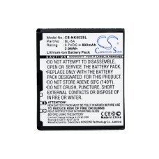 Compatible battery replacement for Nokia BL-5A