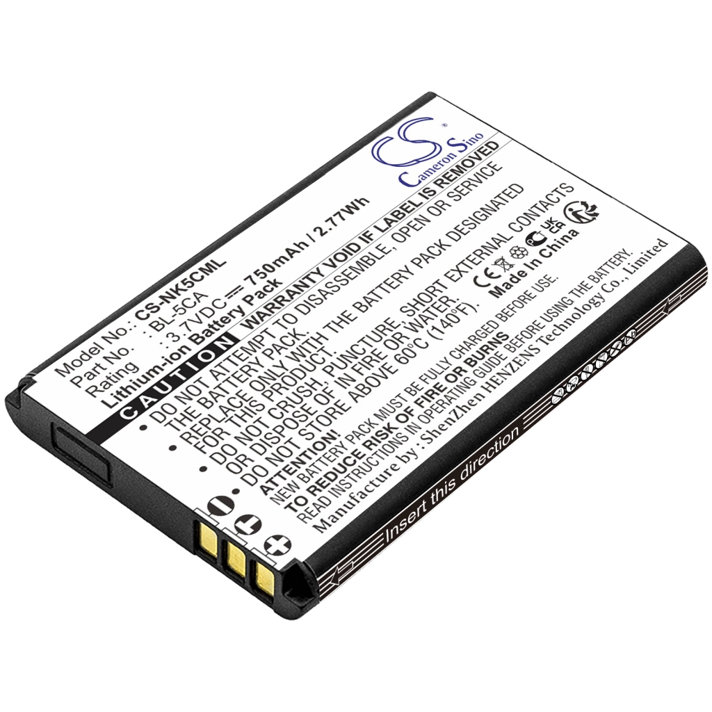 CECT Nokia Vodafone Batéria GPS, navigátora Anycool ... CS-NK5CML