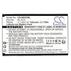Compatible battery replacement for Simvalley BK-BL-5C,BL-05,BL-5C,BL-5CA,BL-5CB...