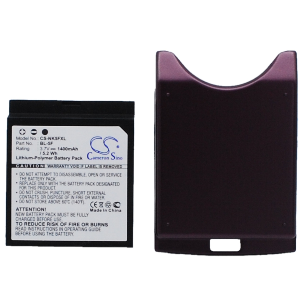 Baterie kompatibilní s Nokia CS-NK5FXL