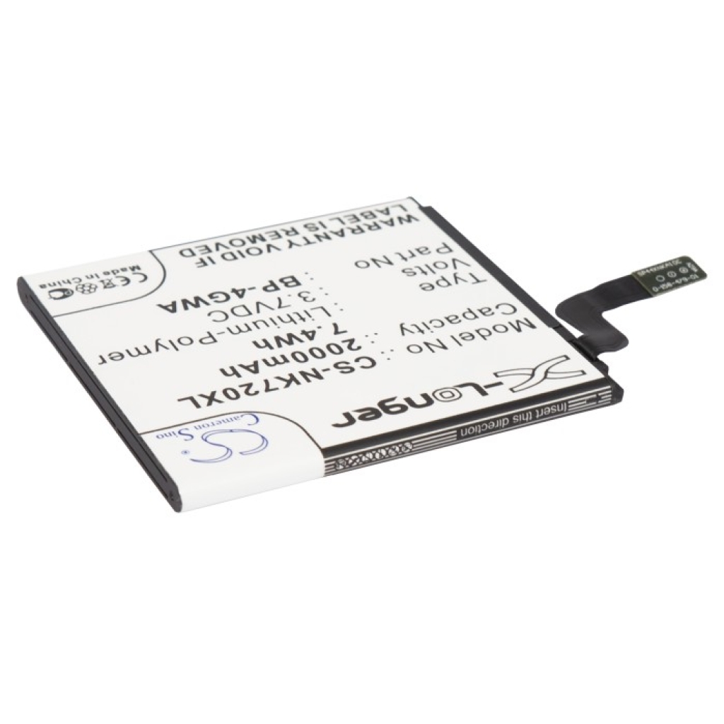 Mobile Phone Battery Nokia Lumia 720 (CS-NK720XL)