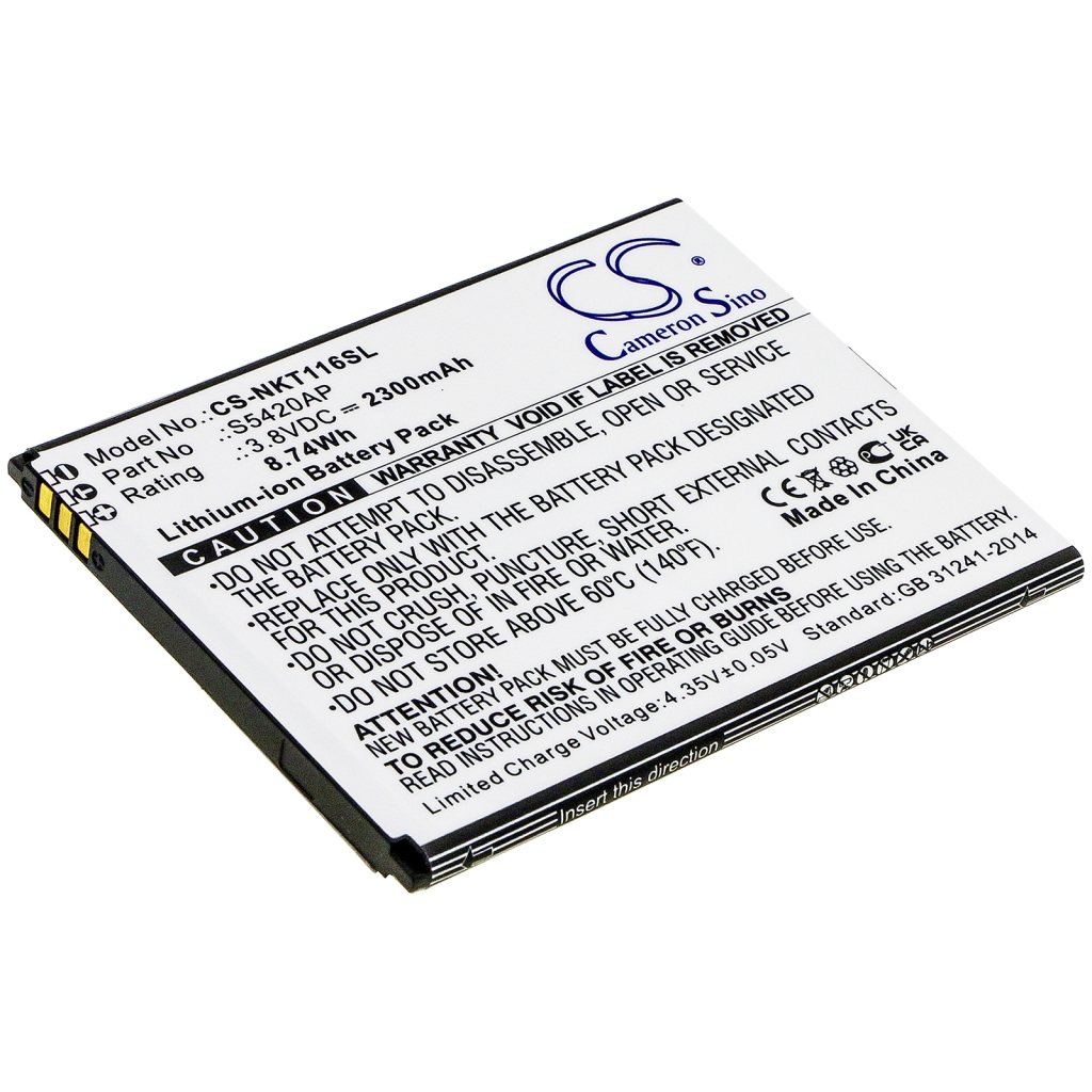 Batérie pre mobilné telefóny Nokia CS-NKT116SL