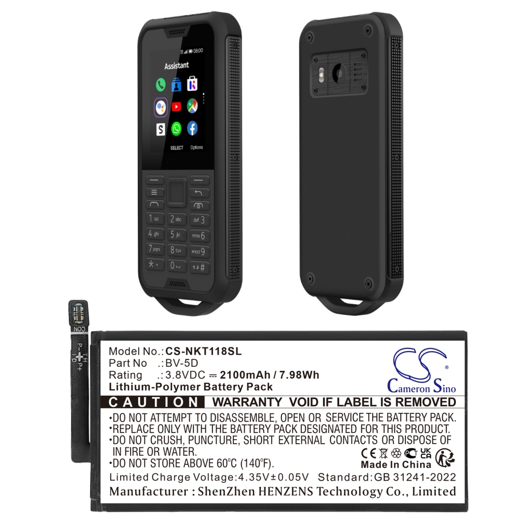 Batérie pre mobilné telefóny Nokia CS-NKT118SL