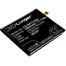 Compatible battery replacement for Nokia HE351