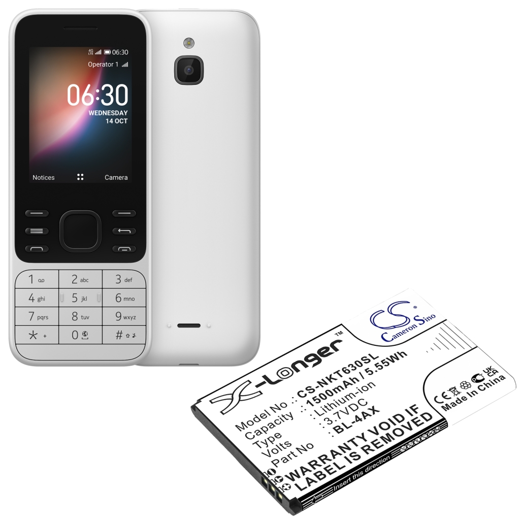 Batérie pre mobilné telefóny Nokia CS-NKT630SL
