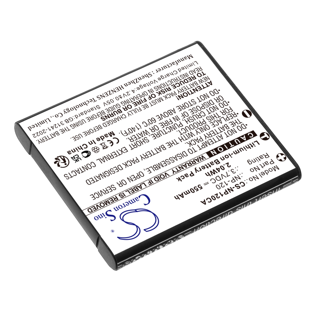Camera Battery Casio CS-NP120CA