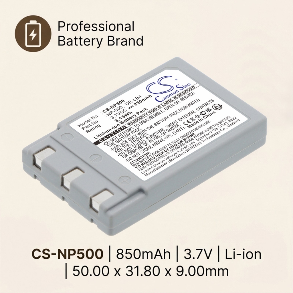 Battery compatible with KONICA