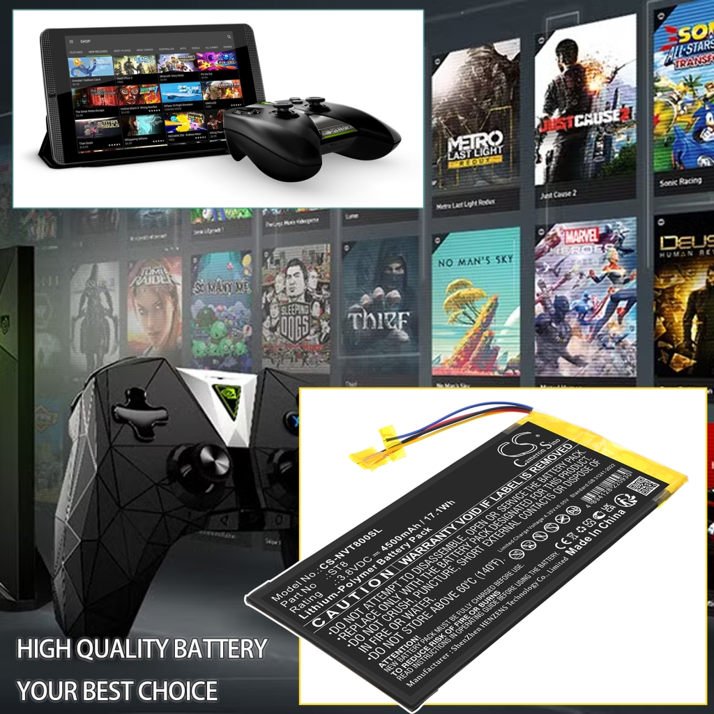 Tablet Battery Nvidia CS-NVT800SL