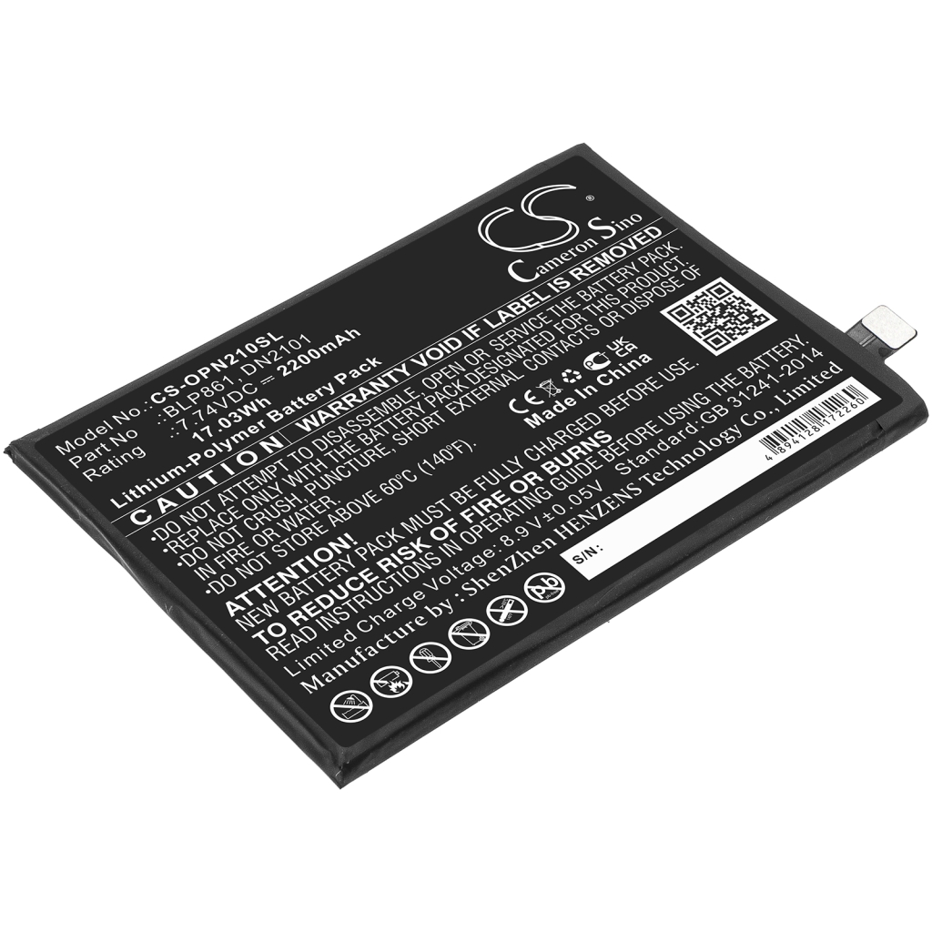 Batérie pre mobilné telefóny Oneplus CS-OPN210SL