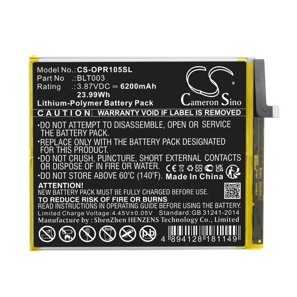 Batéria pre tablet Oppo CS-OPR105SL