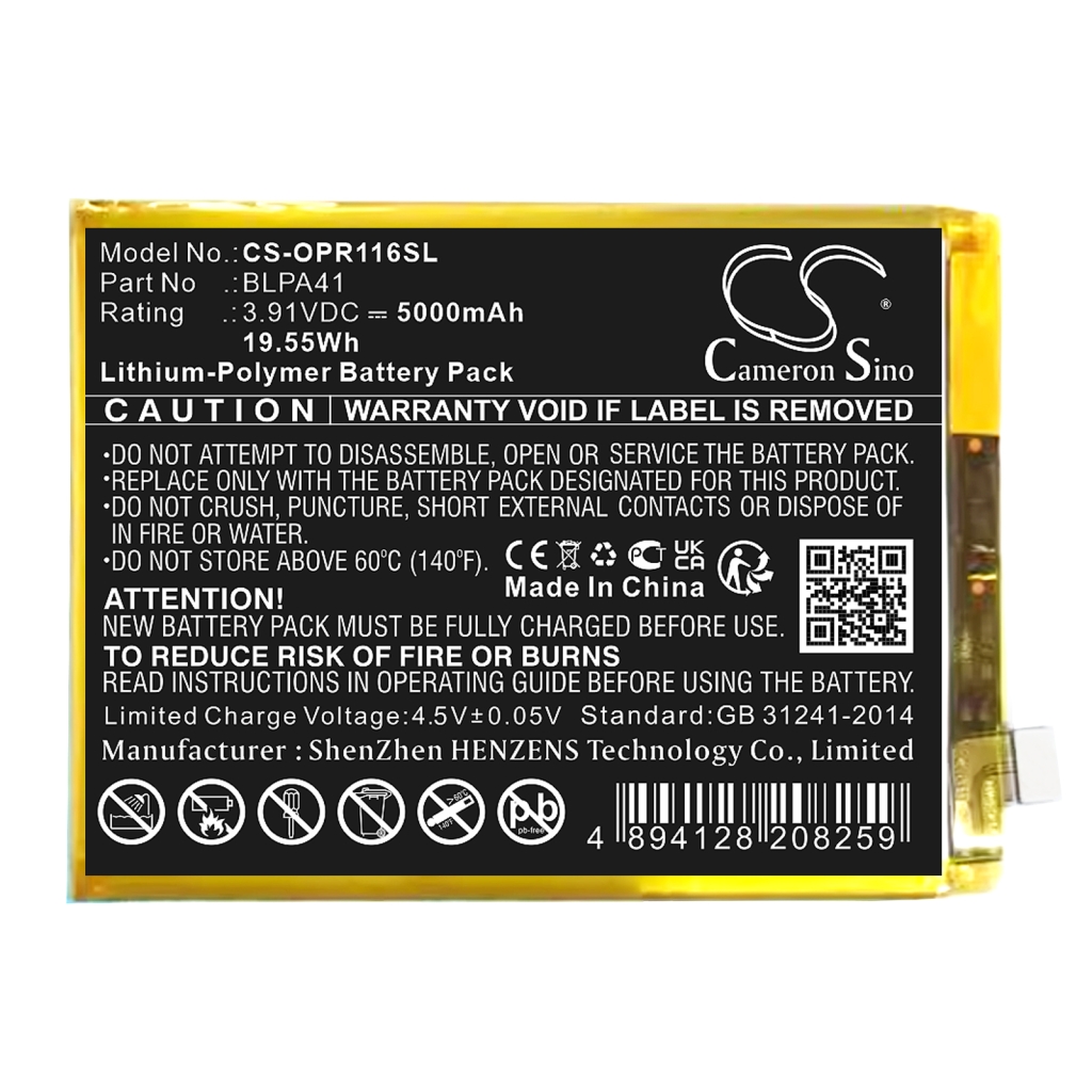 Batérie pre mobilné telefóny OPPO CS-OPR116SL