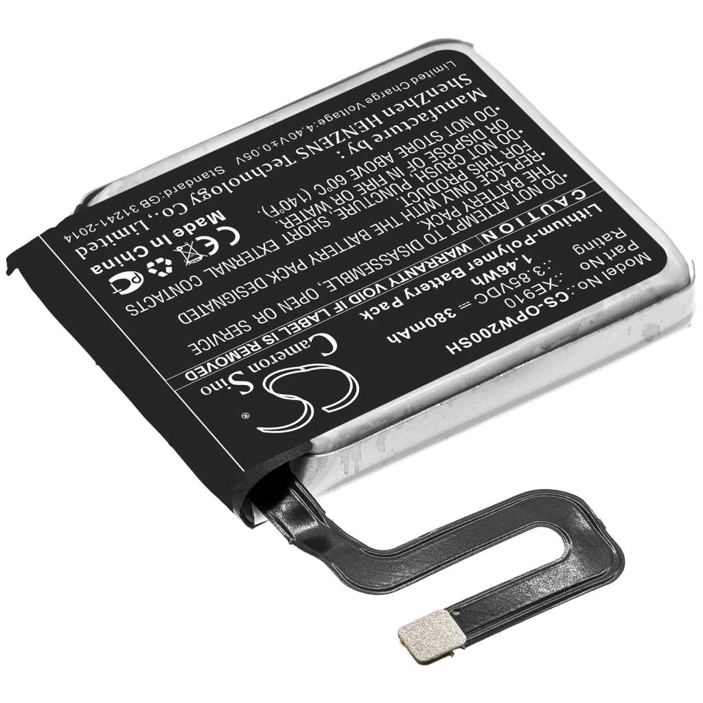 Batérie pre inteligentné hodinky Oppo CS-OPW200SH
