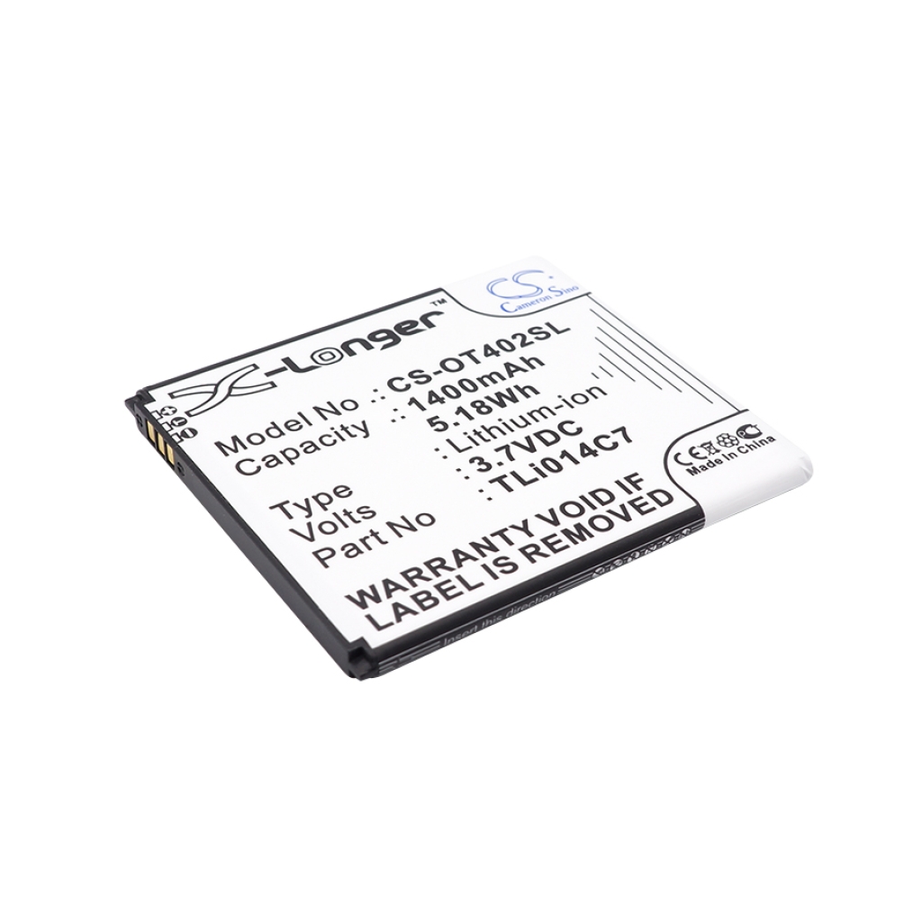 Batérie pre mobilné telefóny Alcatel CS-OT402SL