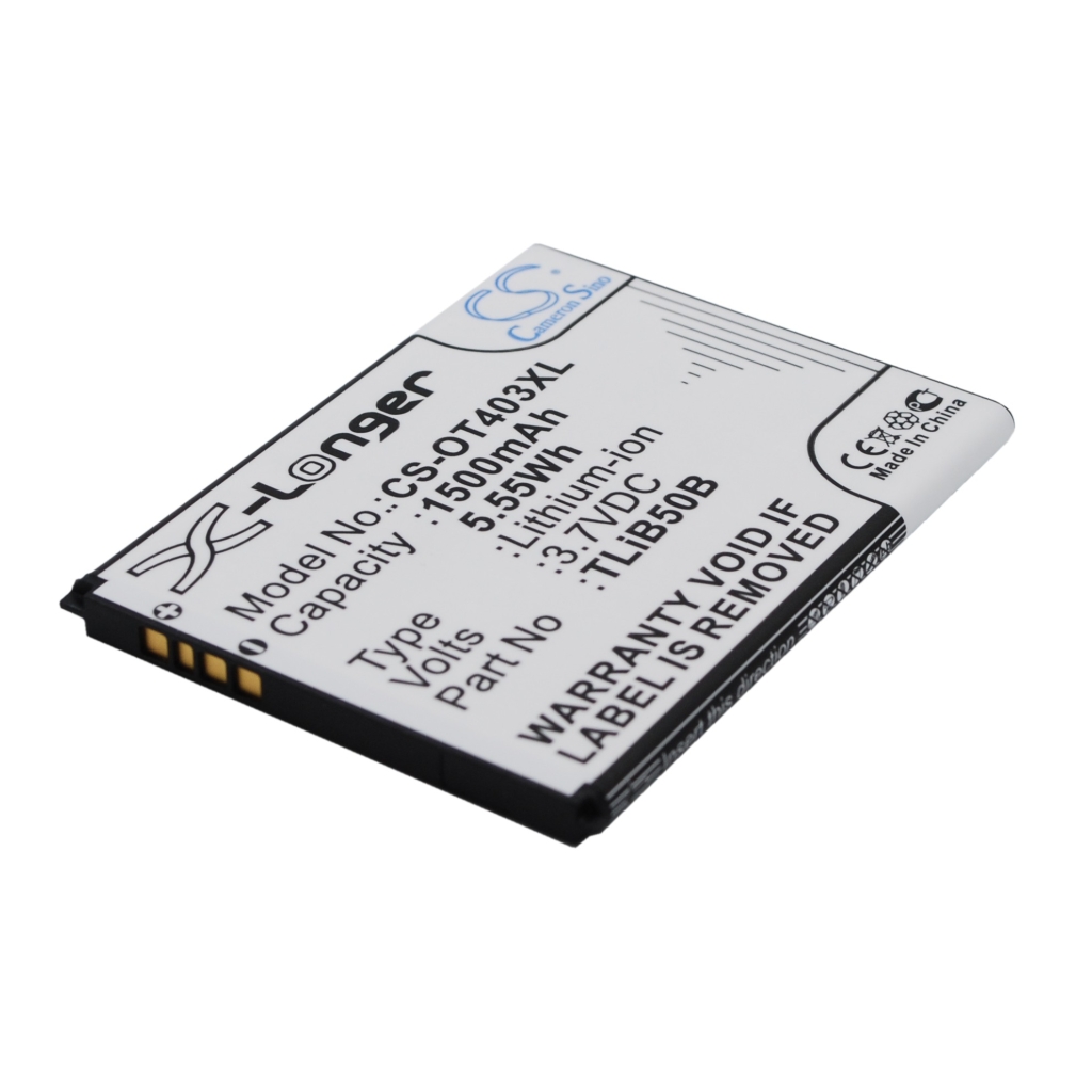 Batérie pre mobilné telefóny Alcatel CS-OT403XL