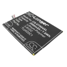 Compatible battery replacement for Alcatel CAC2000012C2,TLP020C1,TLP020C2