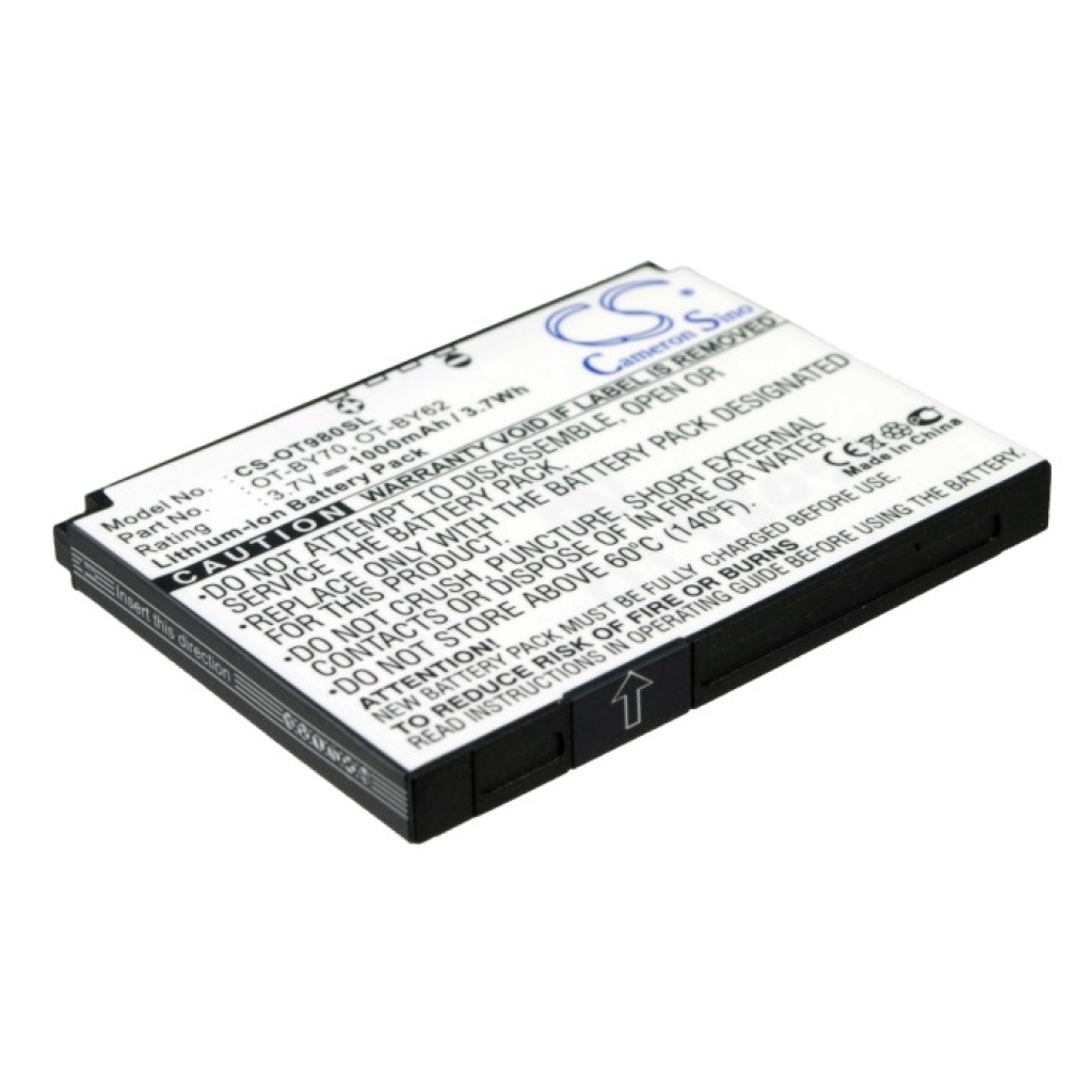 Batérie pre mobilné telefóny Alcatel CS-OT980SL