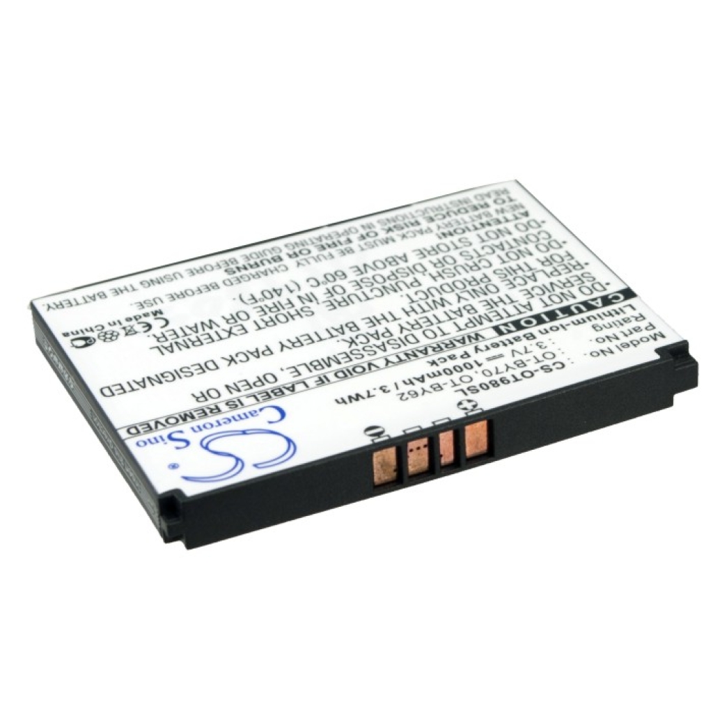 Batérie pre mobilné telefóny Alcatel CS-OT980SL