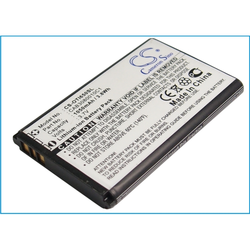 Batérie pre mobilné telefóny Alcatel CS-OTI650SL