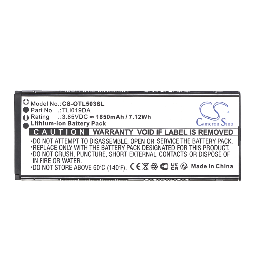 Batérie pre mobilné telefóny Alcatel CS-OTL503SL