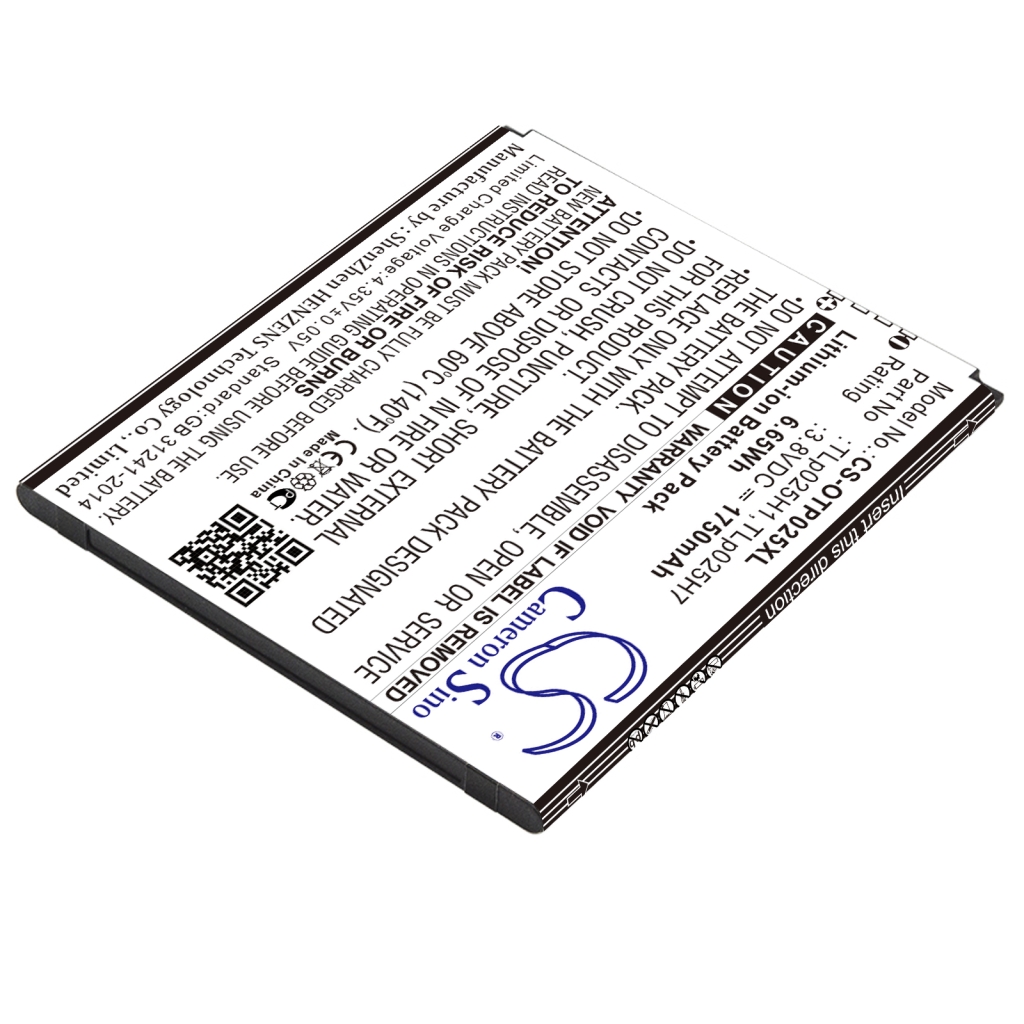 Batérie pre mobilné telefóny Alcatel CS-OTP025XL