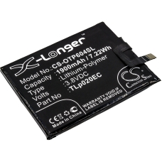 Kompatibilná náhrada batérie za Alcatel TLP020EC