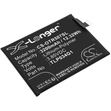 Kompatibilná náhrada batérie za Alcatel TLP034G1
