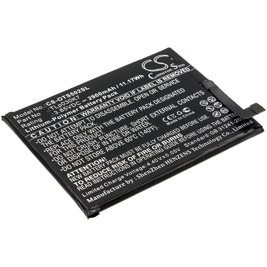 Batérie pre mobilné telefóny Alcatel CS-OTS502SL