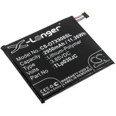 Kompatibilná náhrada batérie za Alcatel CAC3000034CC,TLP030JC