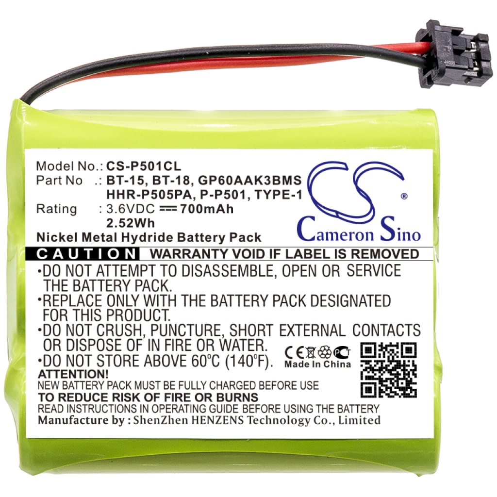 Battery Replaces HHR-P501