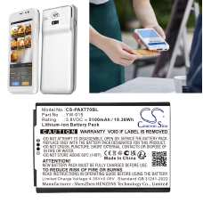 Kompatibilní náhrada baterie za Pax YW-009,YW-015