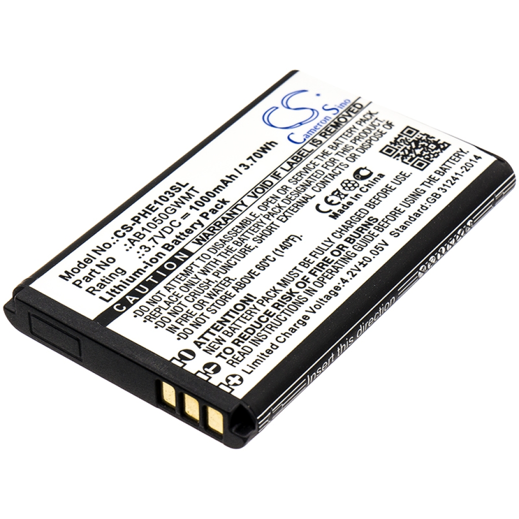 Batérie pre mobilné telefóny Philips CS-PHE103SL