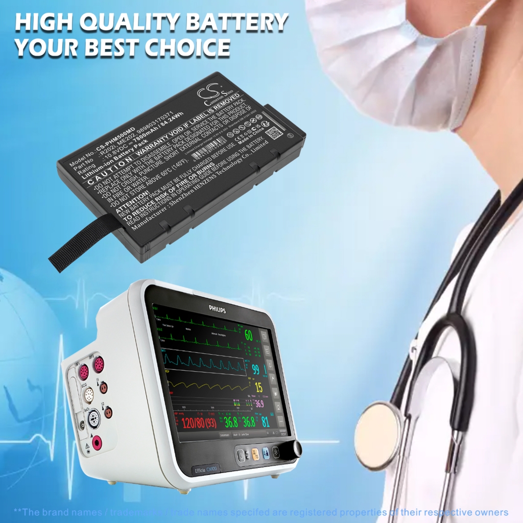 Batéria kompatibilné s Philips CS-PHM500MD