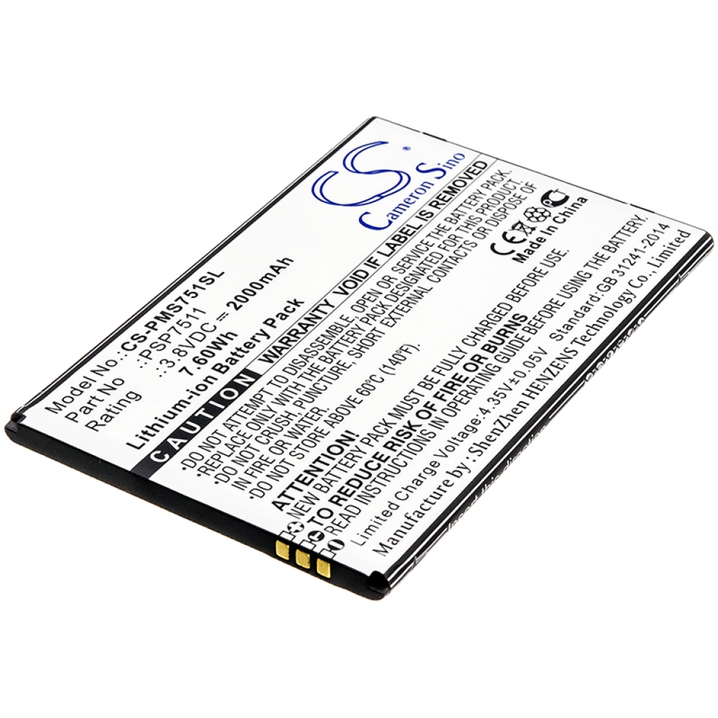 Batérie pre mobilné telefóny Prestigio CS-PMS751SL