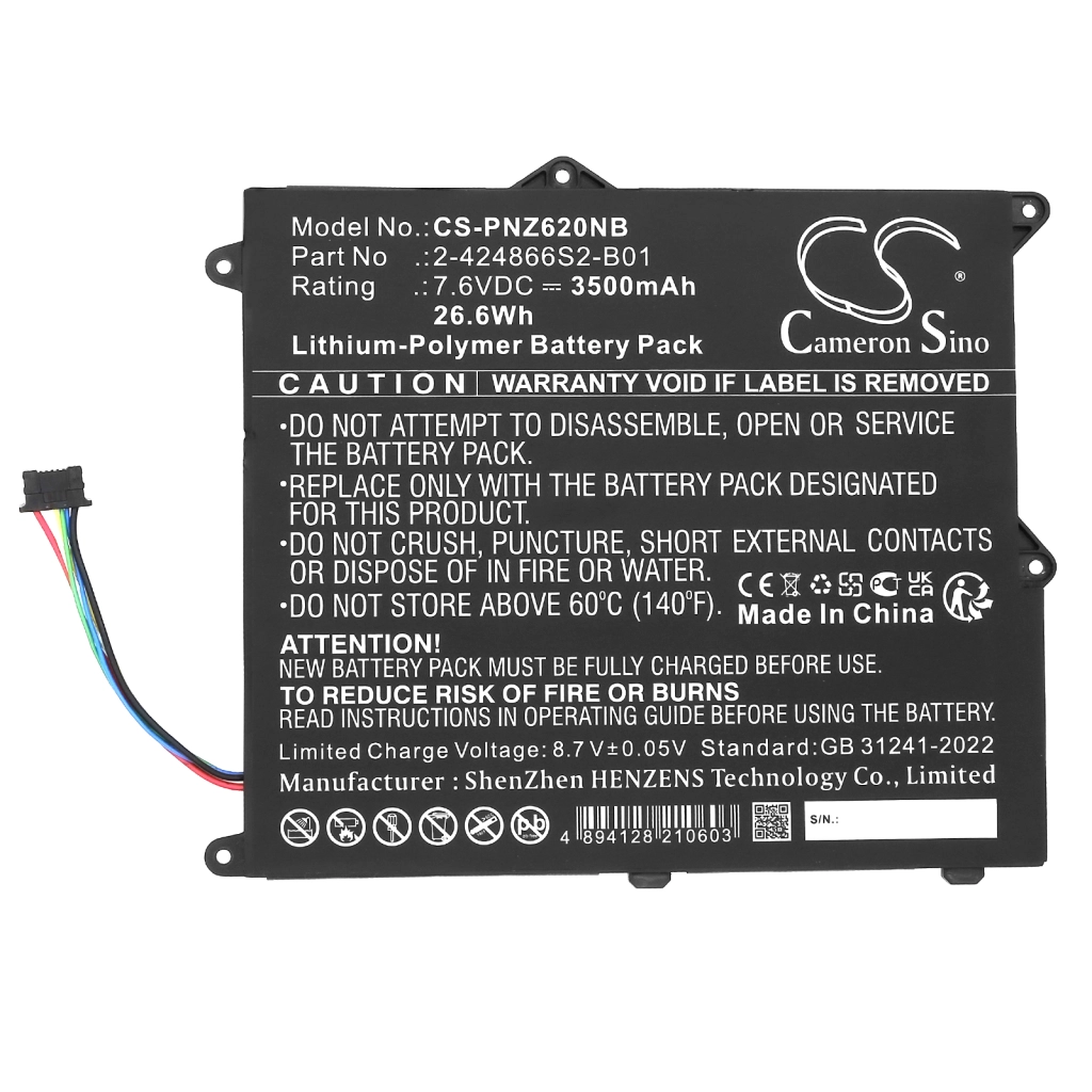 Notebook battery Panasonic CF-XZ6CFKQR
