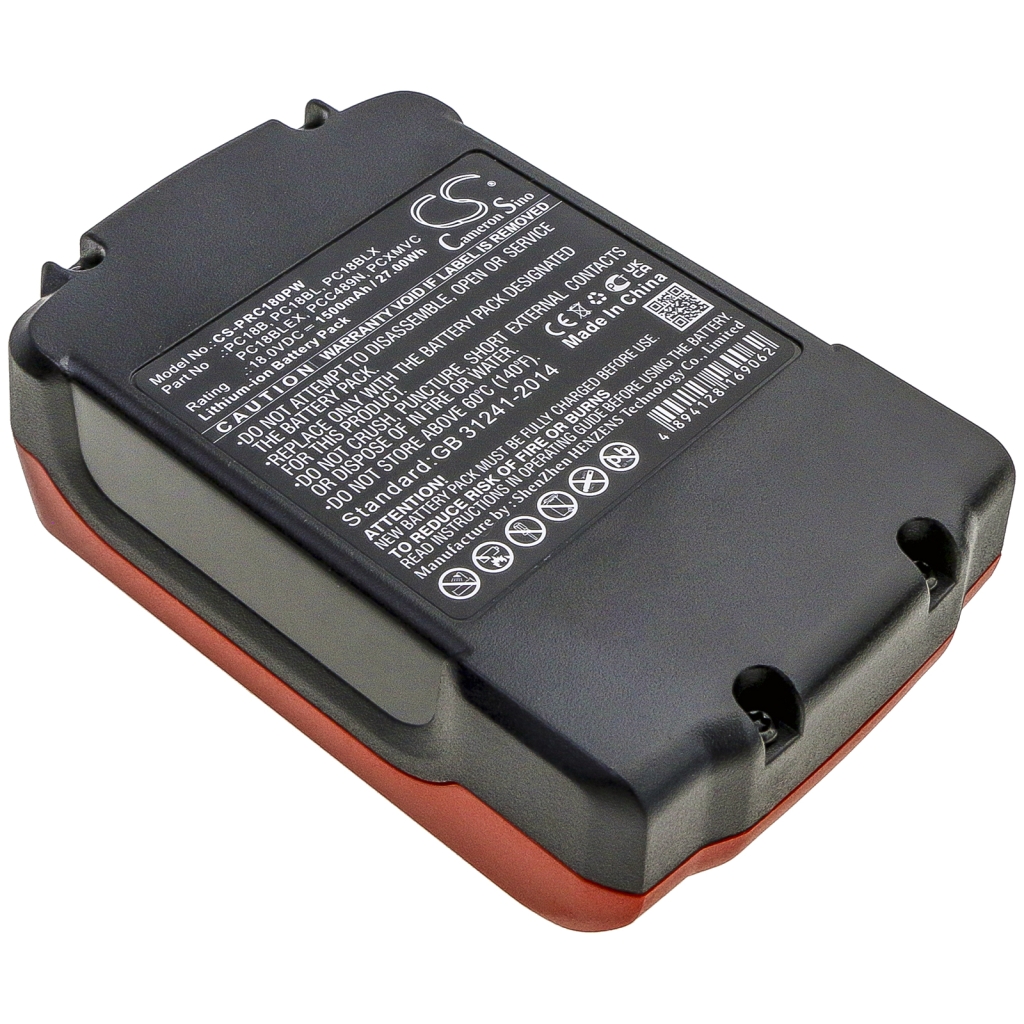 Priemyselné batérie Porter cable CS-PRC180PW