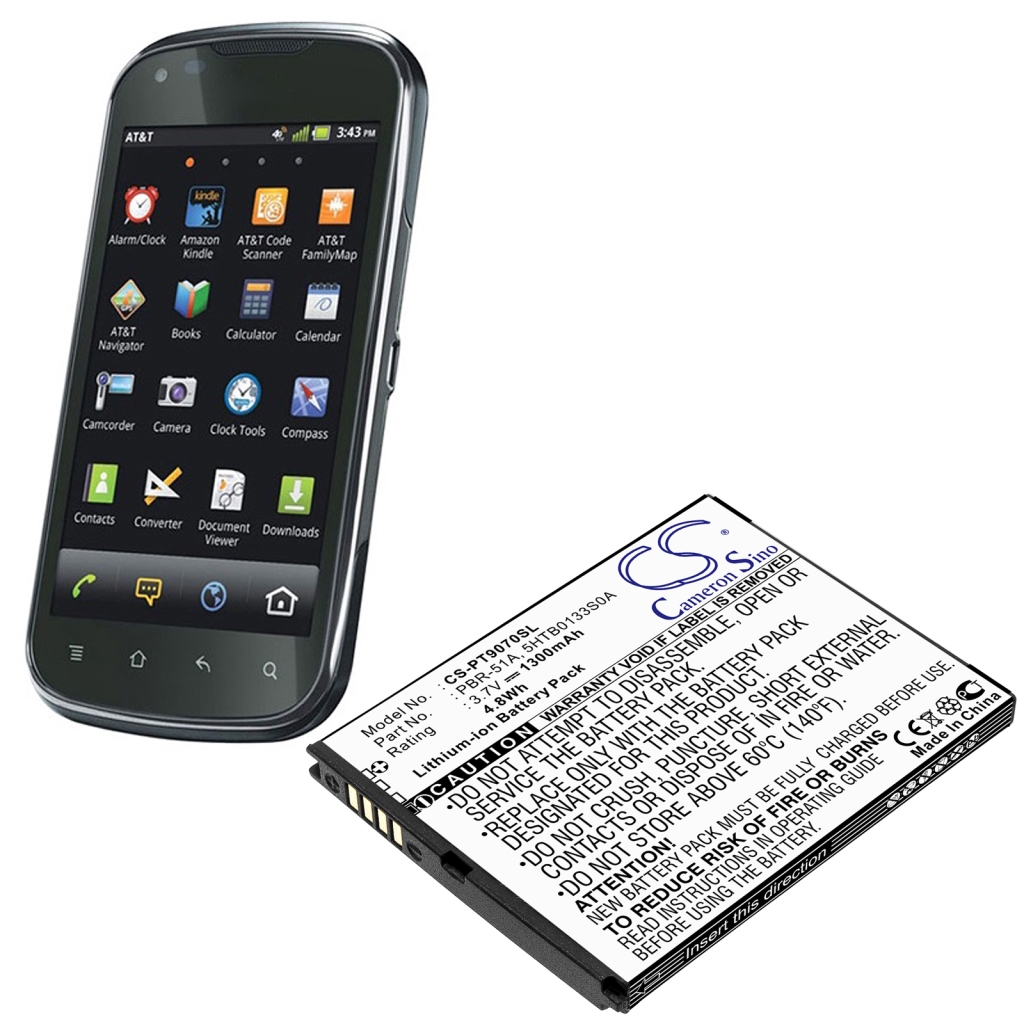Batérie pre mobilné telefóny Pantech CS-PT9070SL