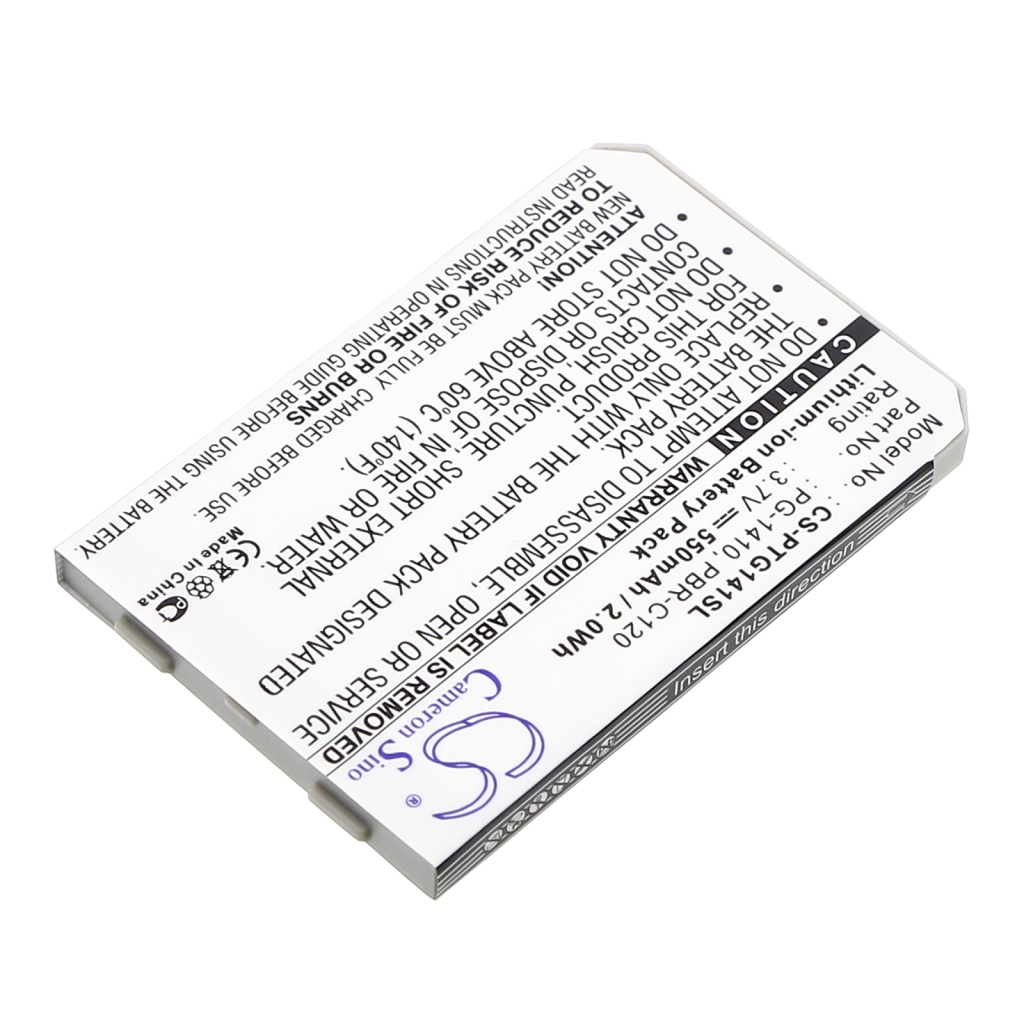 Battery Replaces Pantech PBR-C120 CS-PTG141SL