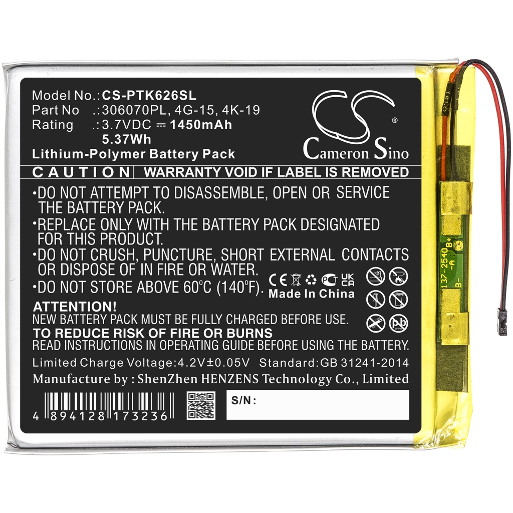 Ebook, eReader Battery Pocketbook 624