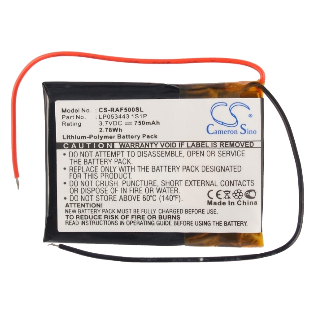Batéria GPS, navigátora RAC CS-RAF500SL