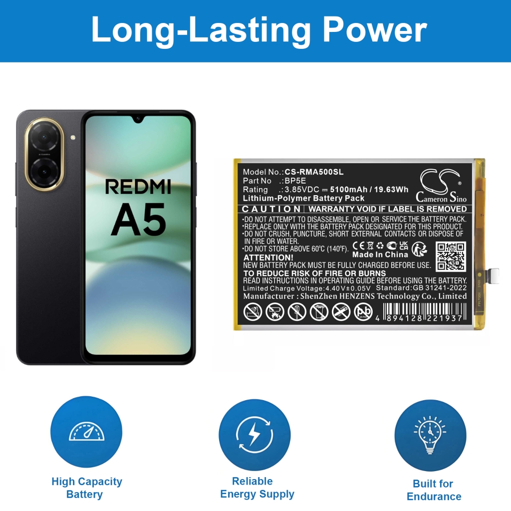Batérie pre mobilné telefóny Redmi CS-RMA500SL