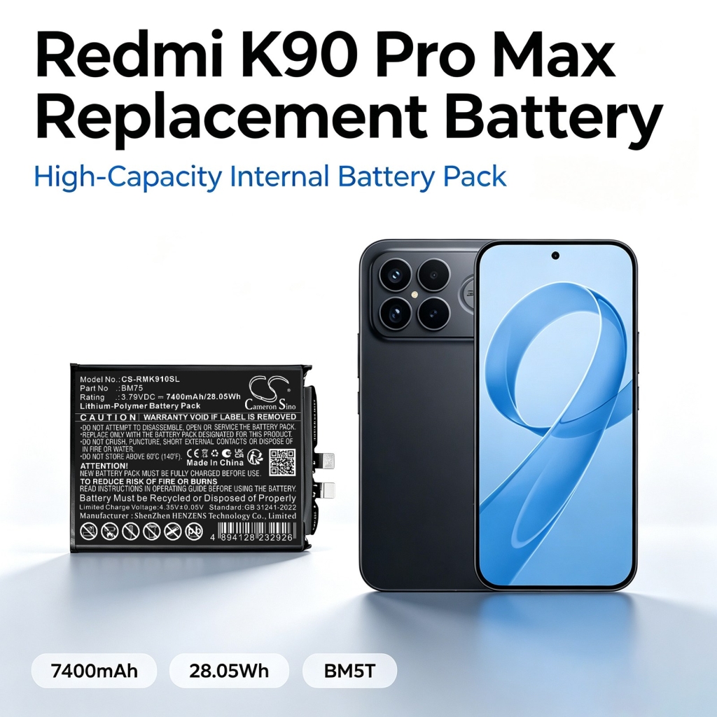 Baterie kompatibilní s Redmi K90 Pro Max CS-RMK910SL